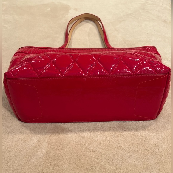 Coach Poppy Cherry Red Tote - Picture 2 of 14